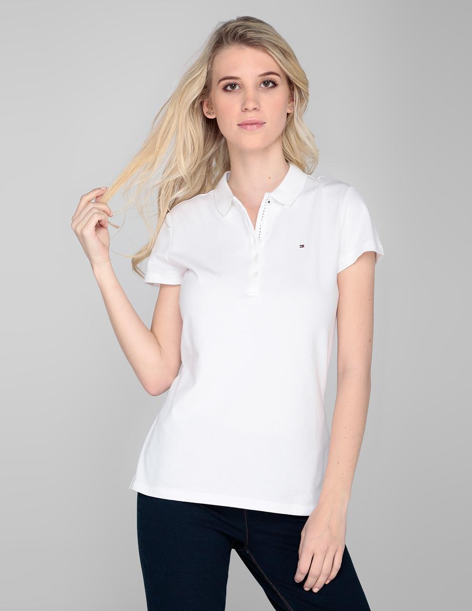 Playera tipo polo para mujer