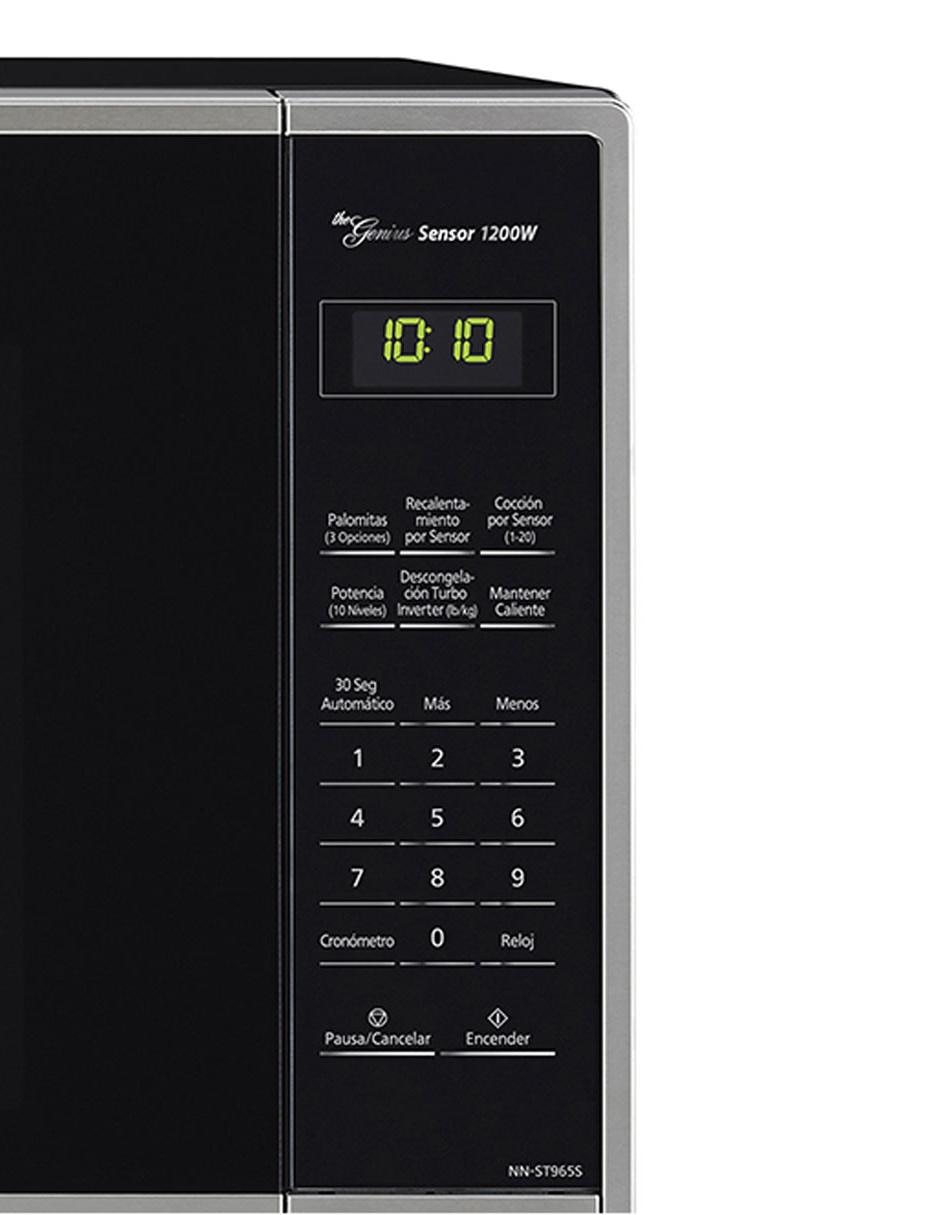 Horno de microondas convencional Panasonic modelo NN-ST965SRPH