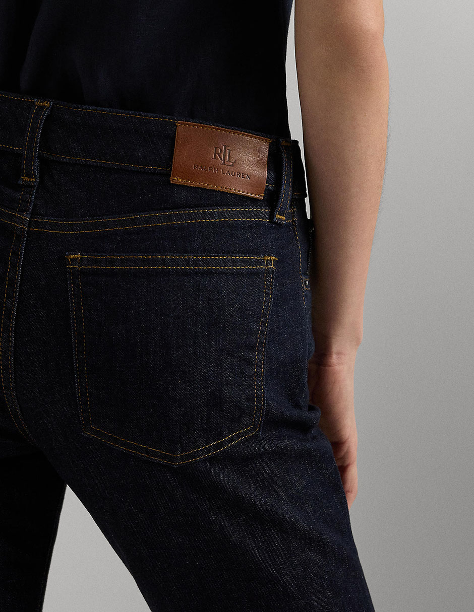 Jeans slim corte cintura para mujer 3