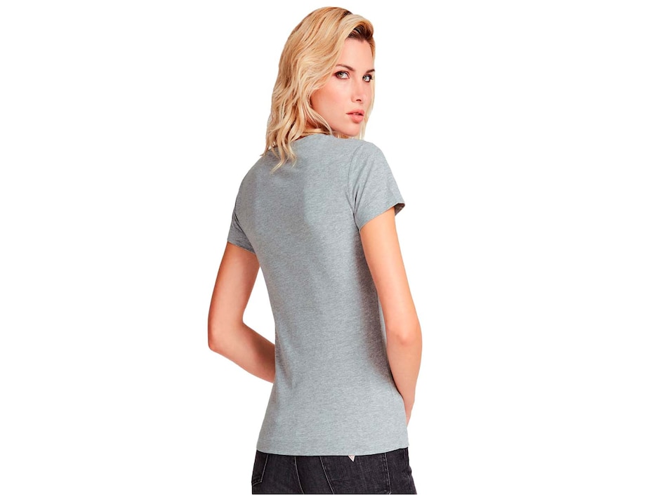 Playera manga corta Guess cuello redondo para mujer
