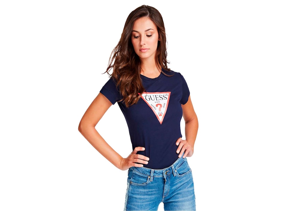 Playera manga corta cuello redondo para mujer Playera manga corta cuello redondo para mujer