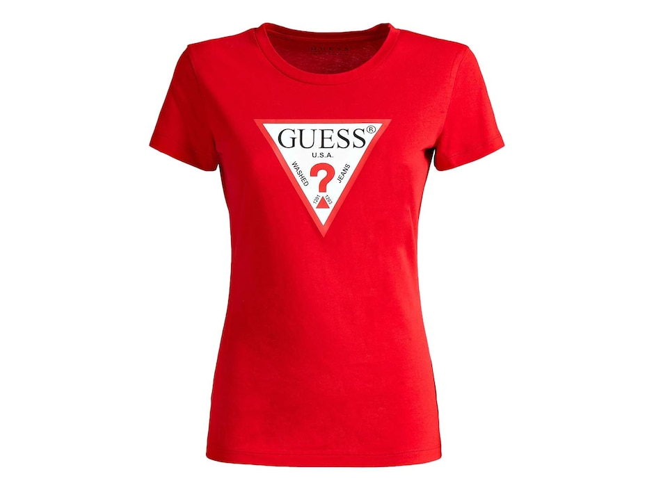 Playera manga corta Guess cuello redondo para mujer