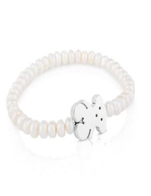 Brazalete de plata con perla p 925 Sweet Dolls con acabado lustre