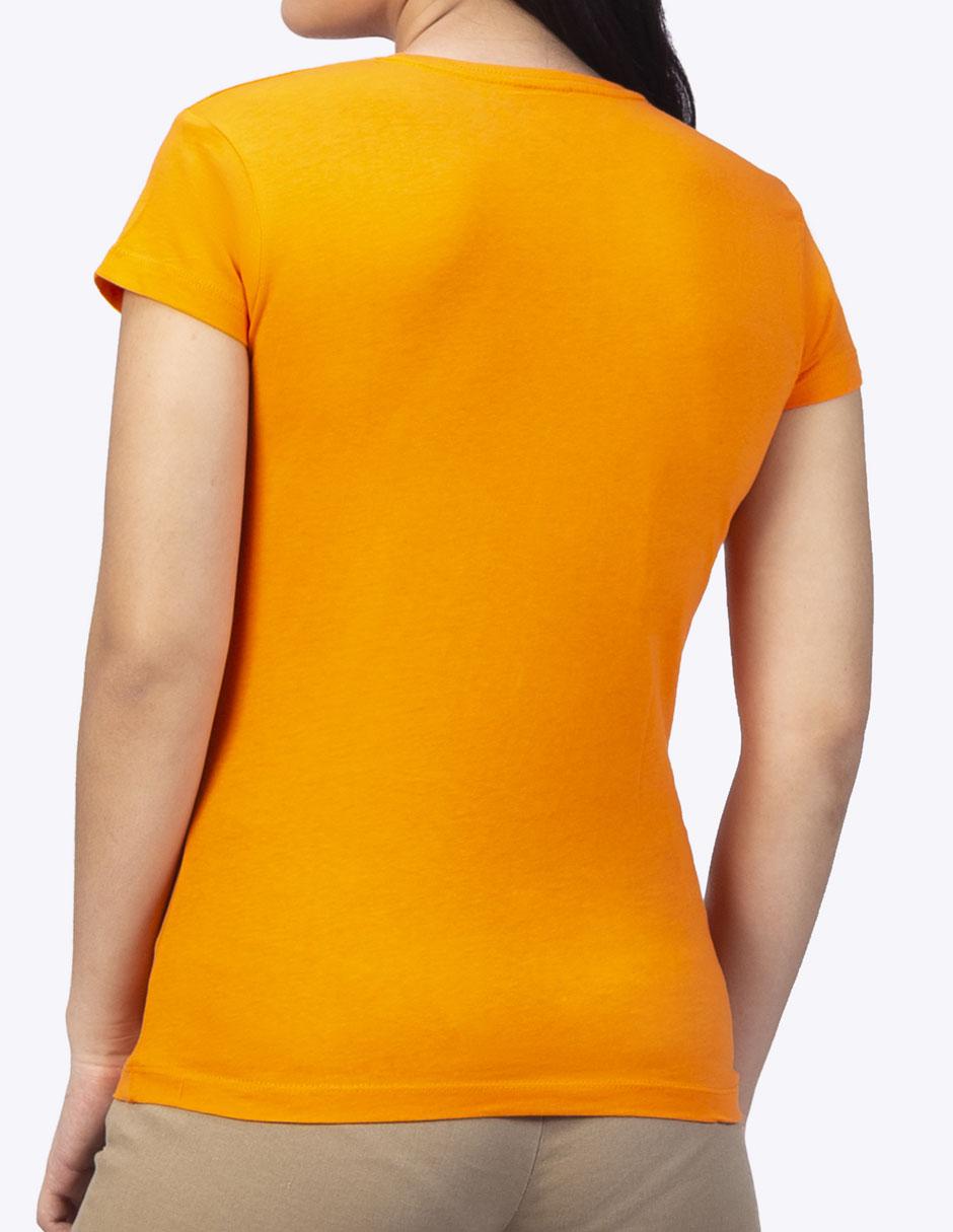 Playera manga corta cuello redondo mujer 3