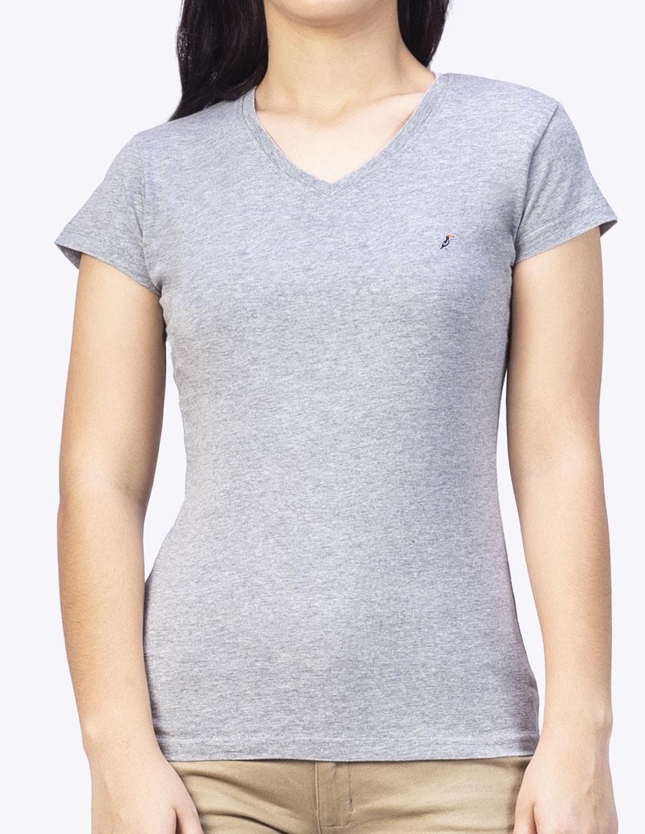 Playera manga corta cuello redondo mujer 1