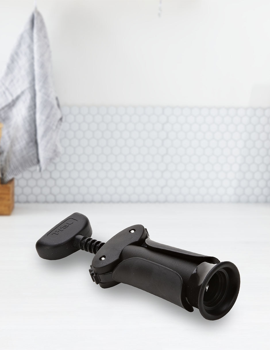 Sacacorchos acero Soft Black
