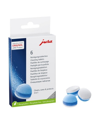 Imagen de producto Kit limpiador para cafetera de 6 pastillas Jura
