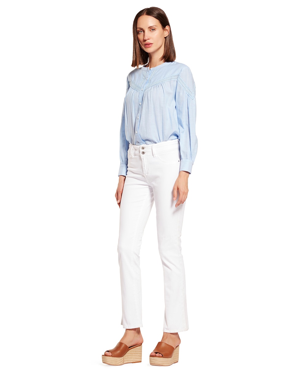Jeans bota Julio Boot cut corte cintura alta para mujer