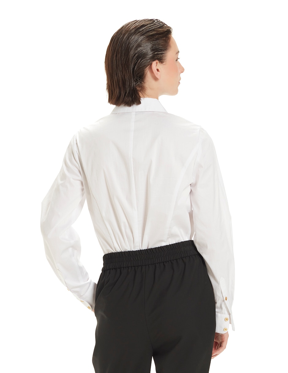 Blusa manga larga para mujer