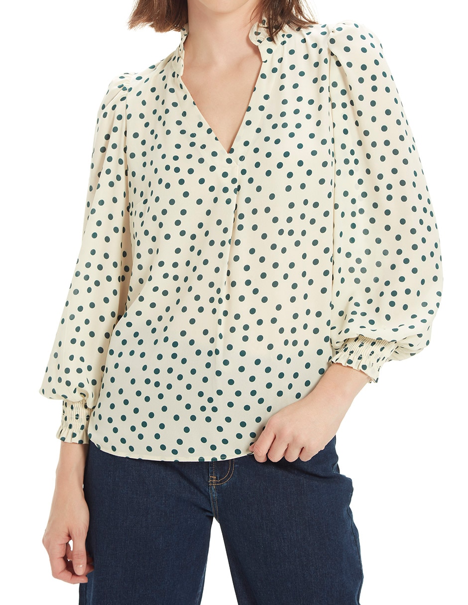 Blusa manga larga para mujer 5