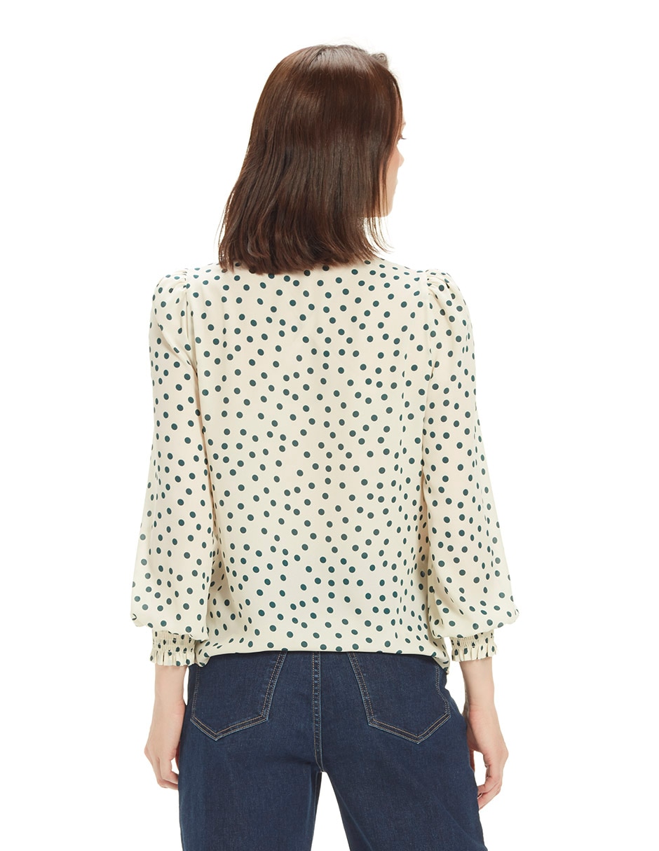 Blusa manga larga para mujer 6