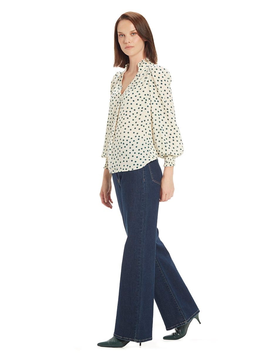 Blusa manga larga para mujer 7