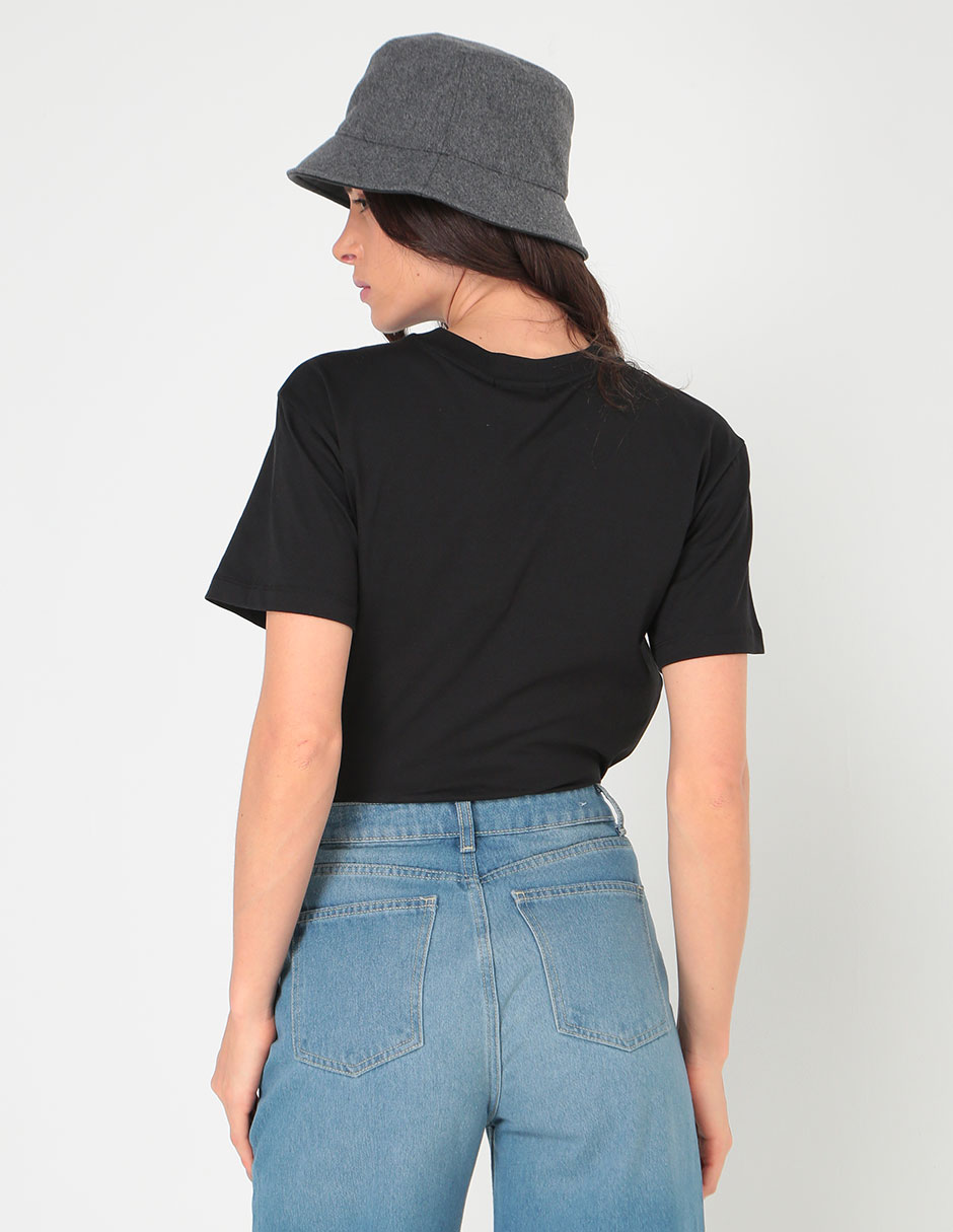 Playera manga corta Ck cuello redondo para mujer