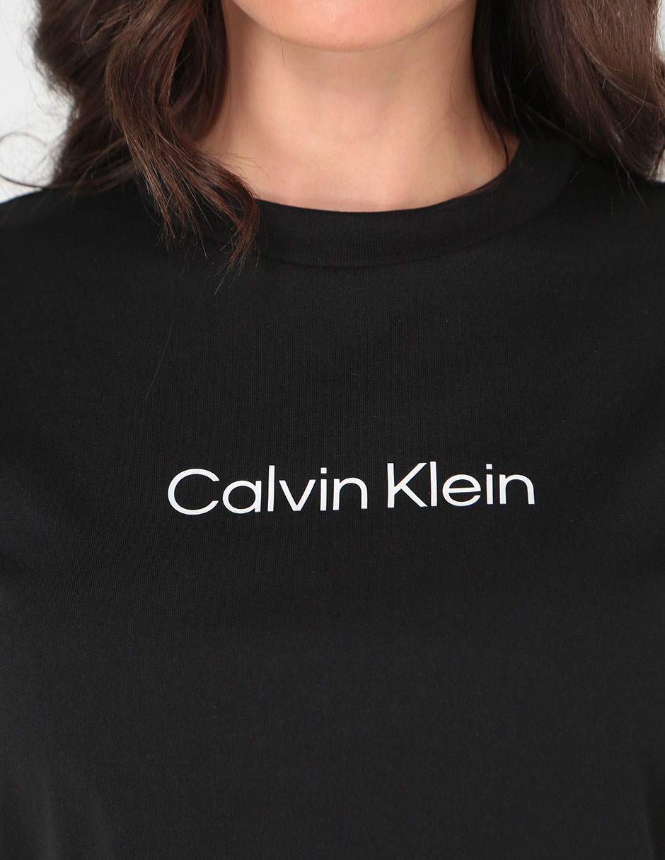 Playera manga corta Ck cuello redondo para mujer