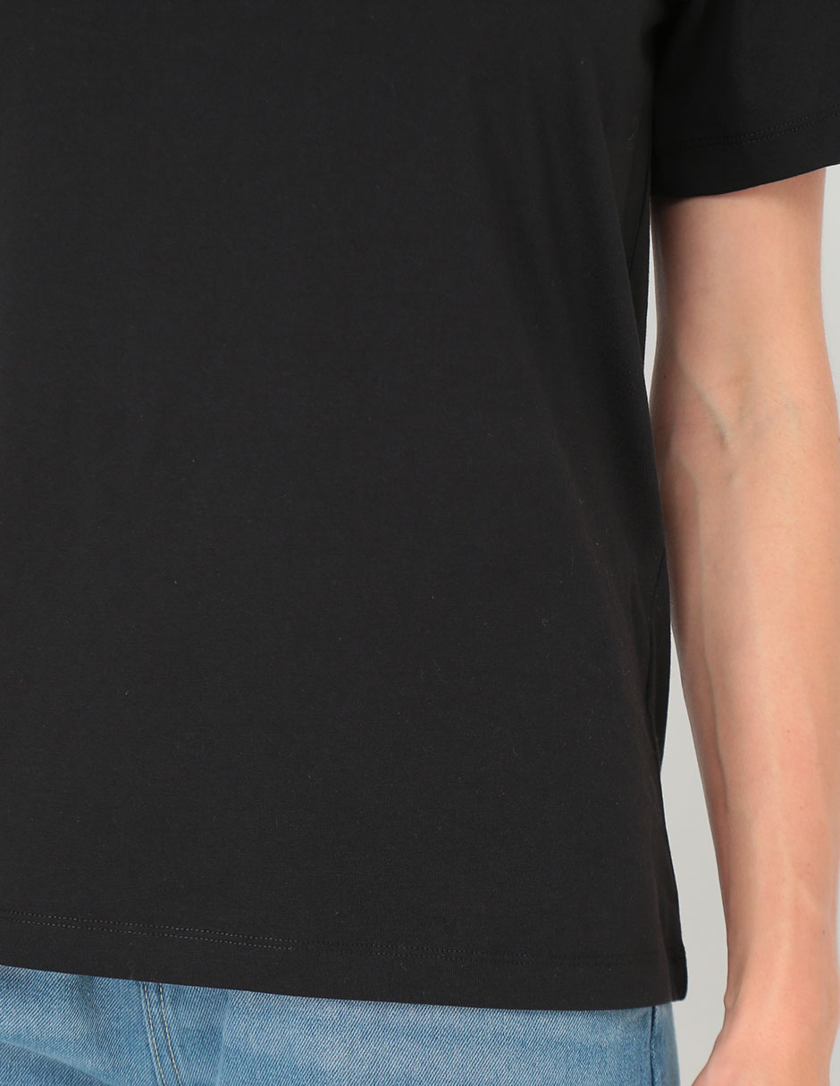 Playera manga corta Ck cuello redondo para mujer