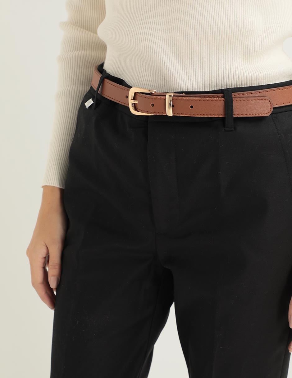 Pantalón capri slim para mujer 2