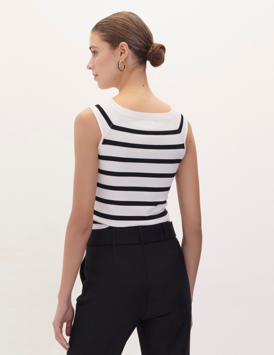 Top escote cuadrado tirante ancho 2