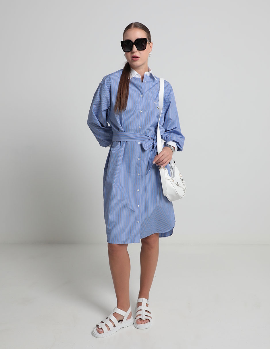 Vestido 3/4 casual french heritage para mujer