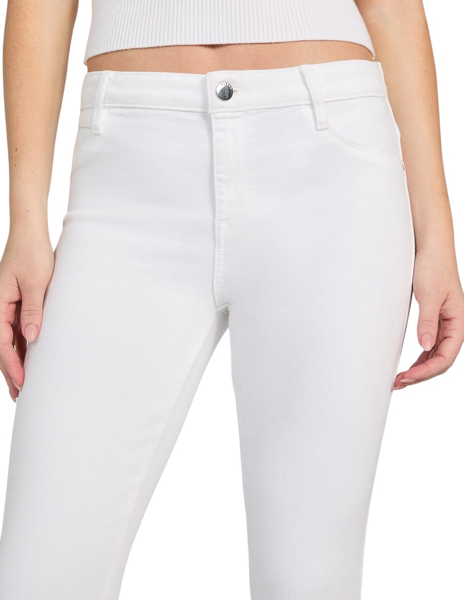Jeans slim corte cintura para mujer 3