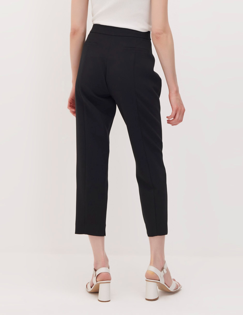 Pantalón de vestir straight para mujer 4