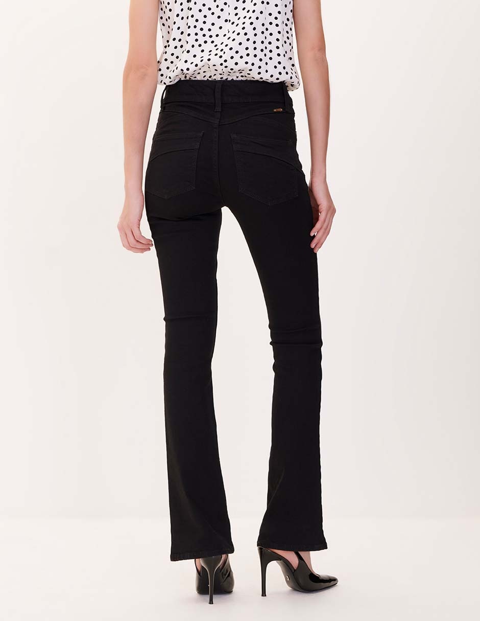 Jeans bota Julio corte cintura para mujer