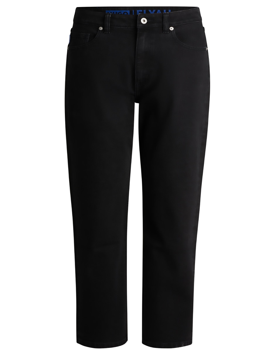 Jeans straight corte cintura para mujer 5