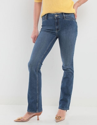 Jeans slim Julio corte cintura para mujer