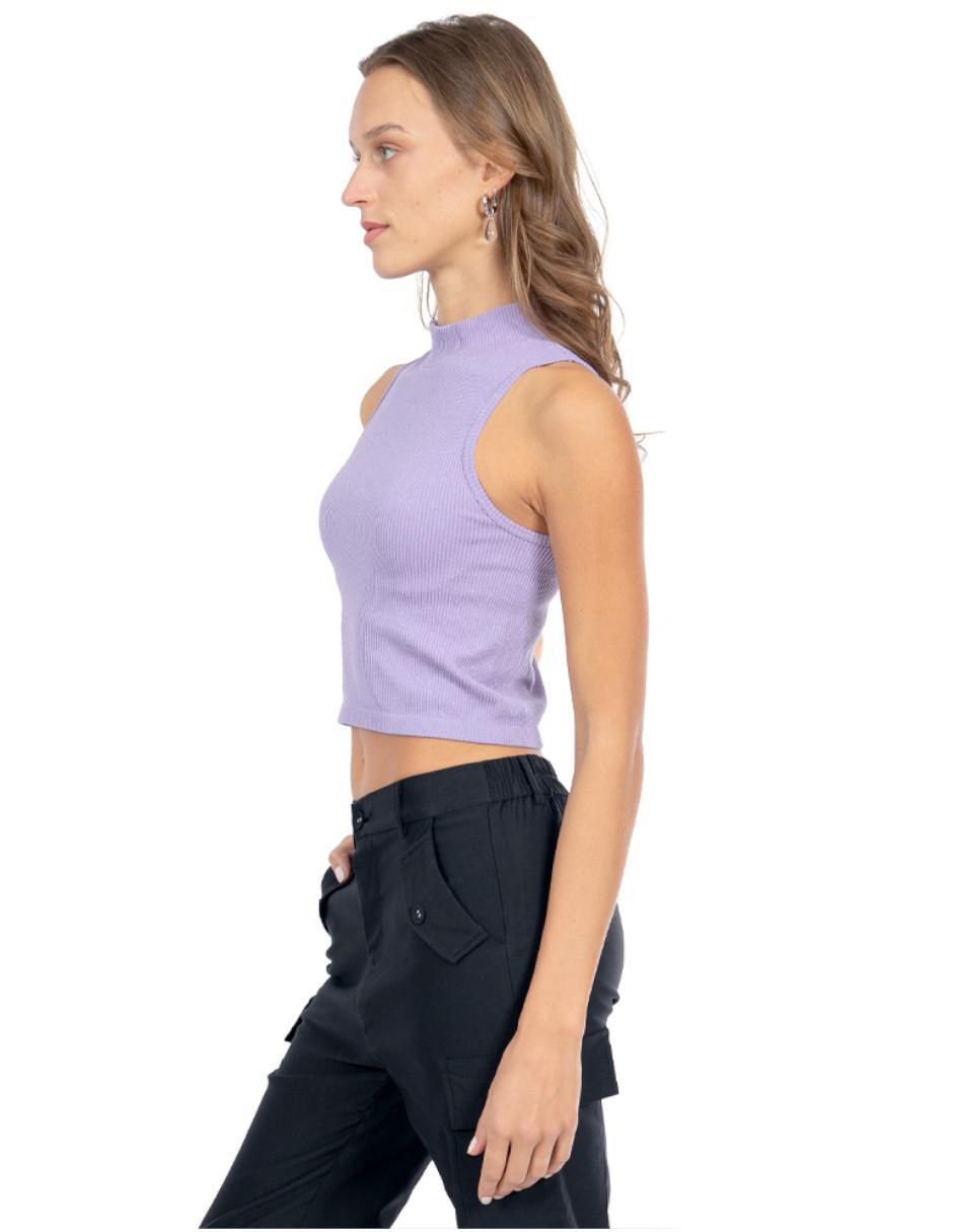 Top cuello alto tirante ancho 2