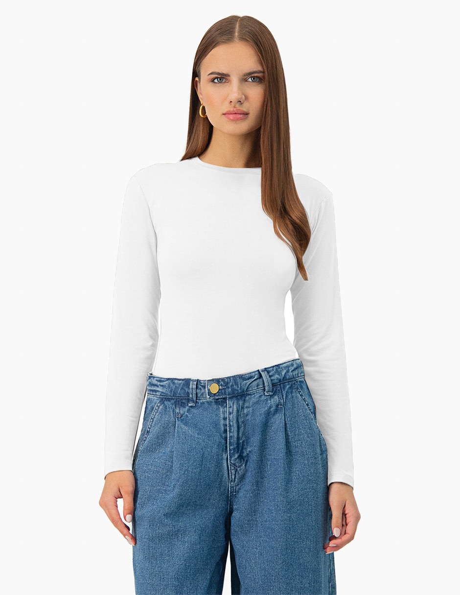 Blusa manga larga para mujer Blusa manga larga para mujer