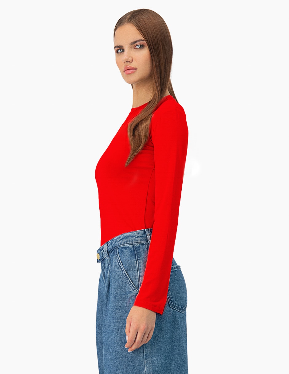 Blusa manga larga para mujer 2
