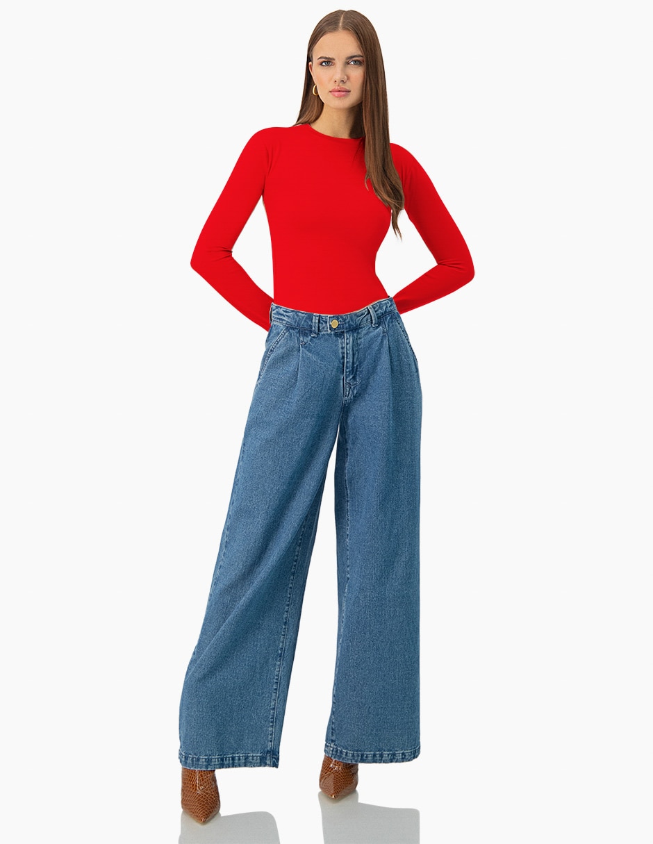 Blusa manga larga para mujer 3
