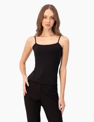 Top cuello redondo escote regular tirante clásico 1