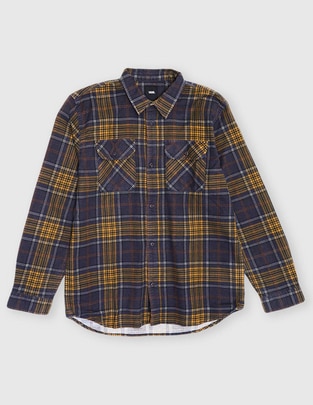 Camisa casual Vans Otis Is woven de algodón
manga larga para niño