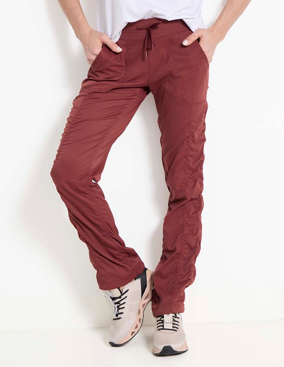 Pants slim con agujeta para mujer