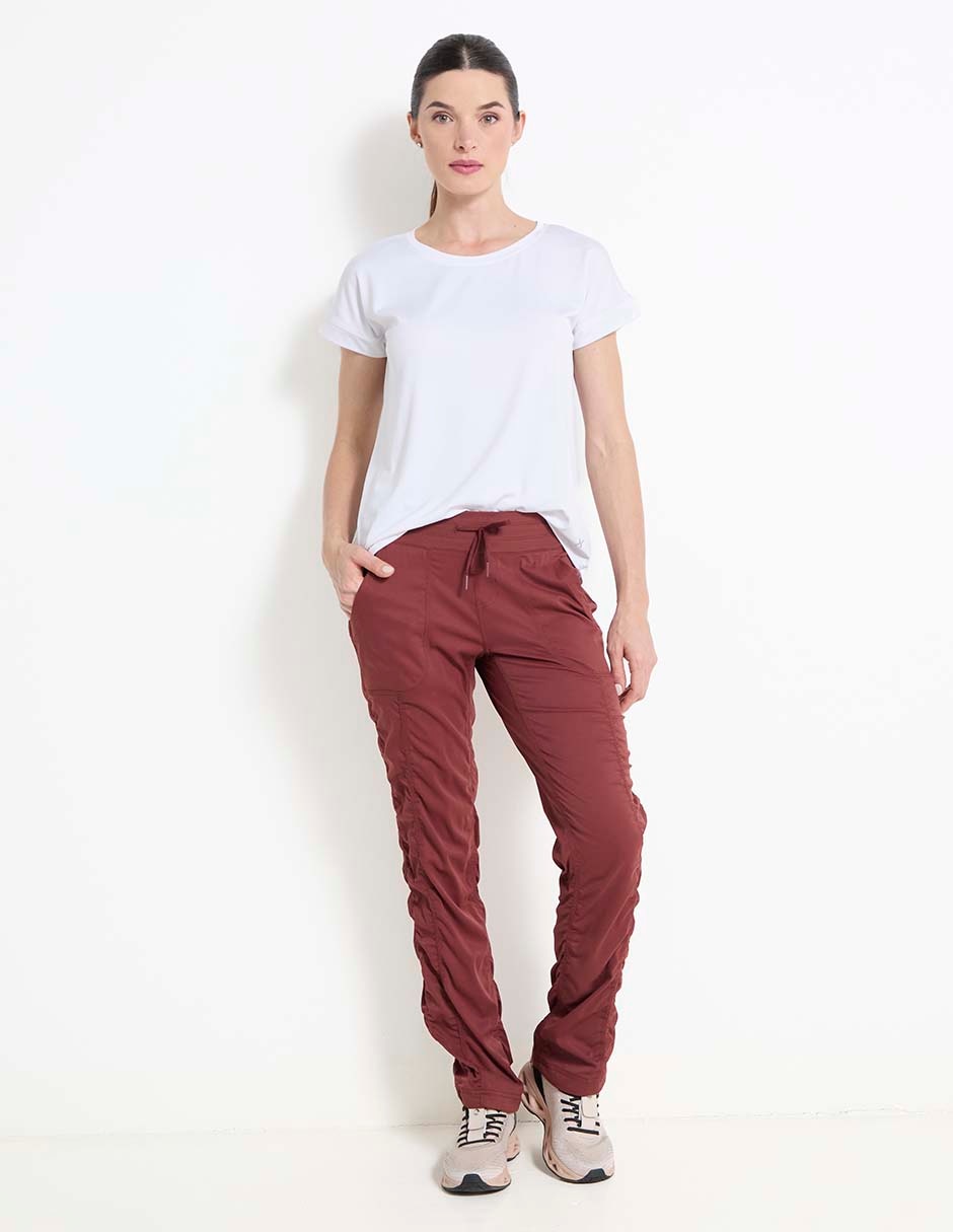 Pants slim con agujeta para mujer 4