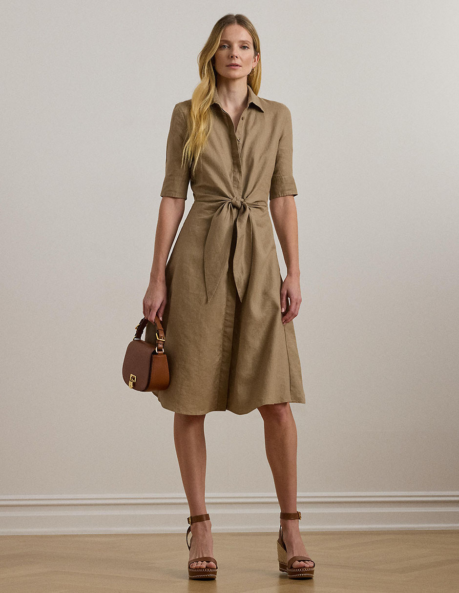 Vestido a la rodilla casual Lauren Ralph Lauren para mujer