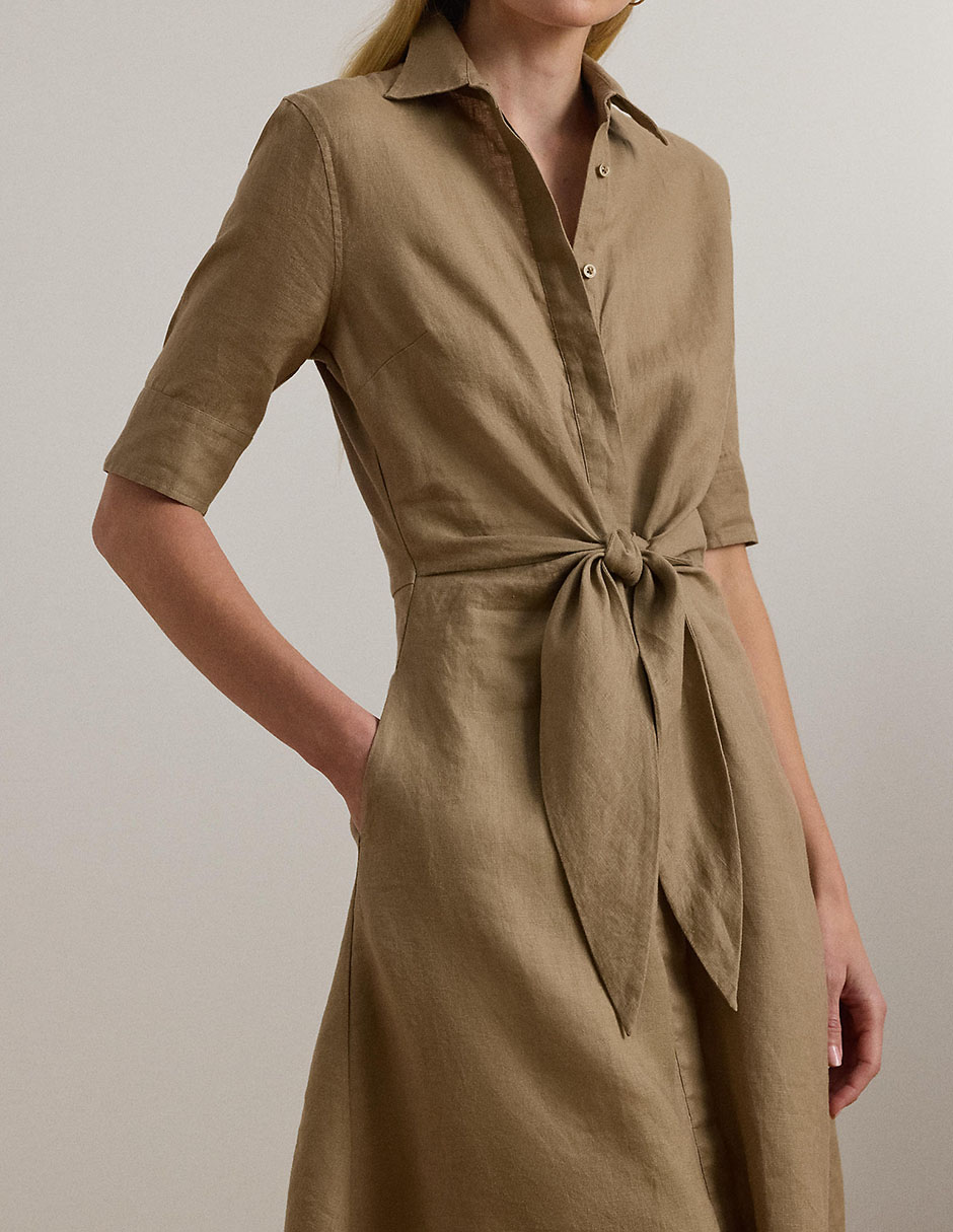 Vestido a la rodilla casual Lauren Ralph Lauren para mujer