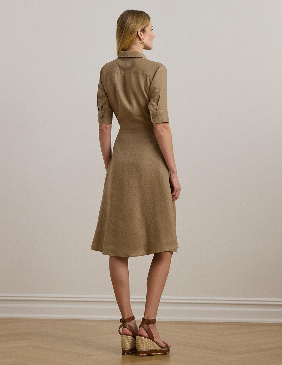 Vestido a la rodilla casual Lauren Ralph Lauren para mujer