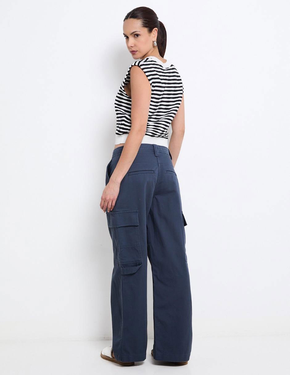Pantalón cargo regular para mujer 2