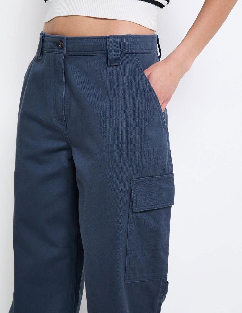 Pantalón cargo regular para mujer 4