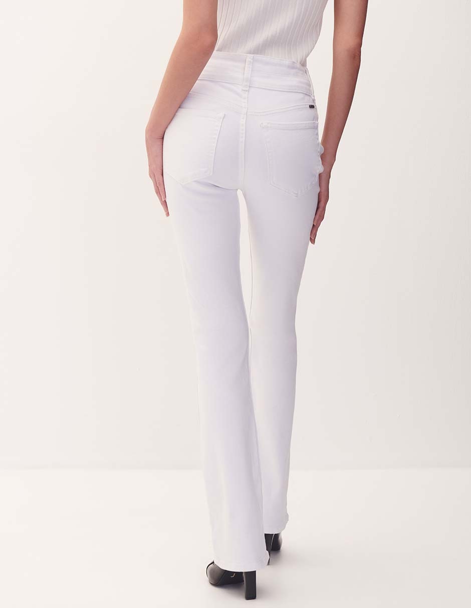 Jeans boot corte cintura para mujer 3