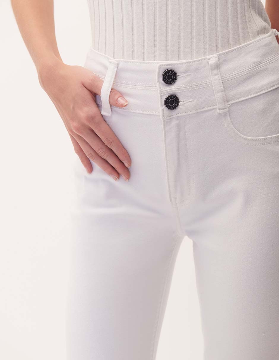 Jeans boot corte cintura para mujer 2