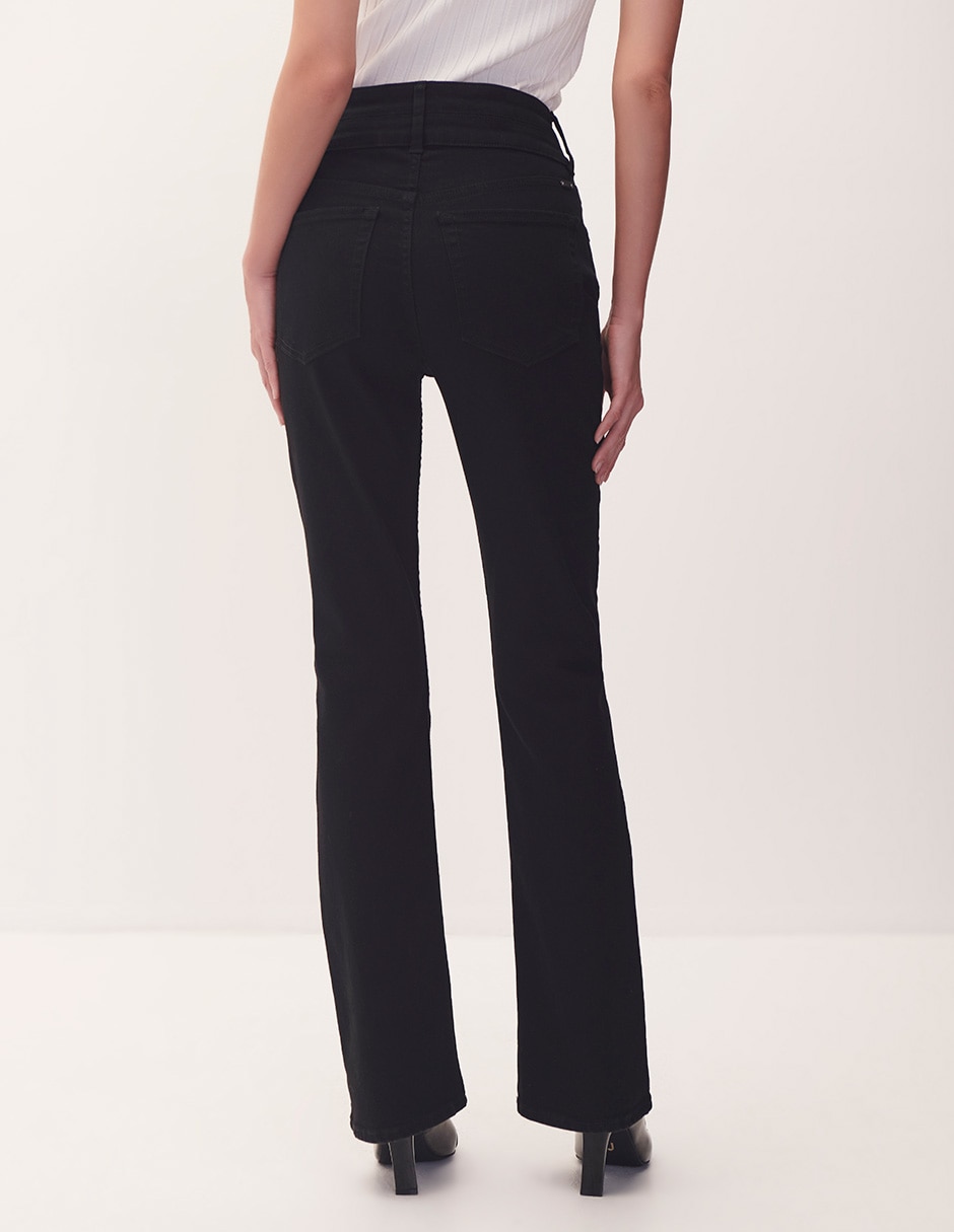 Jeans boot corte cintura alta para mujer 3