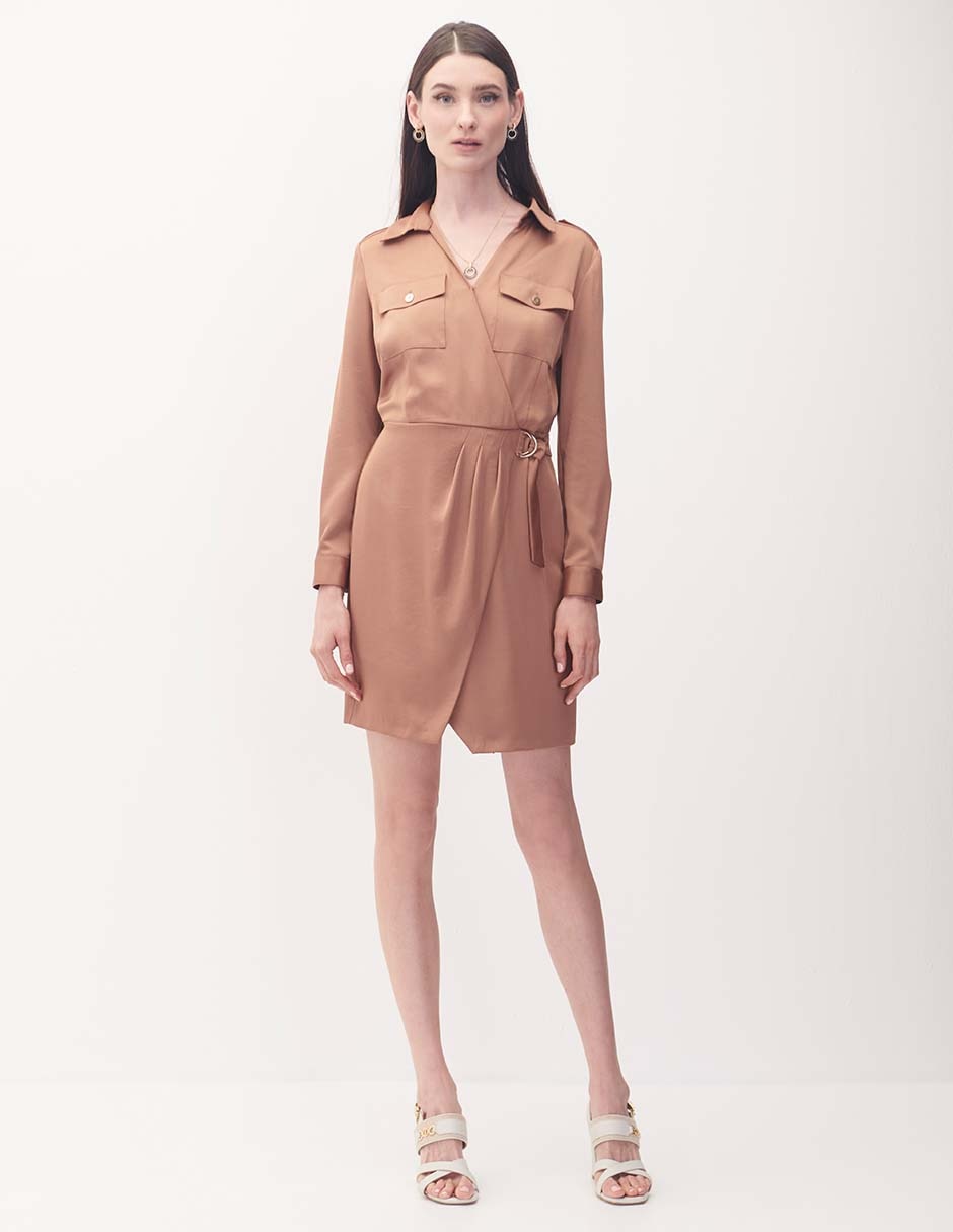 Vestido corto casual clint para mujer