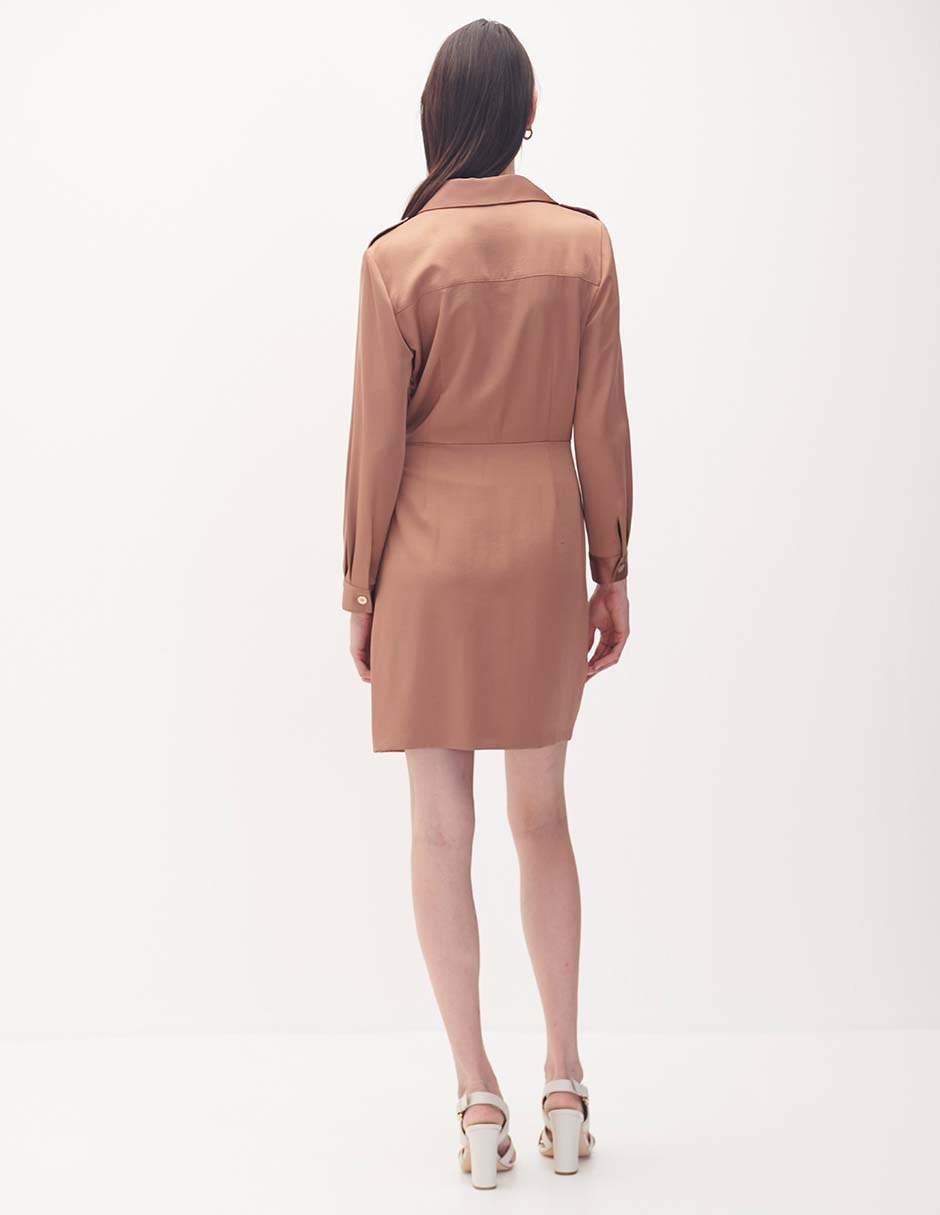 Vestido corto casual clint para mujer