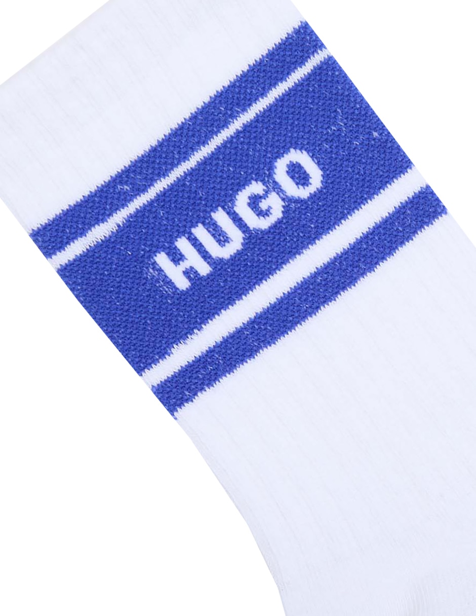 Set calceta Hugo Blue de algodón para hombre 3 pares