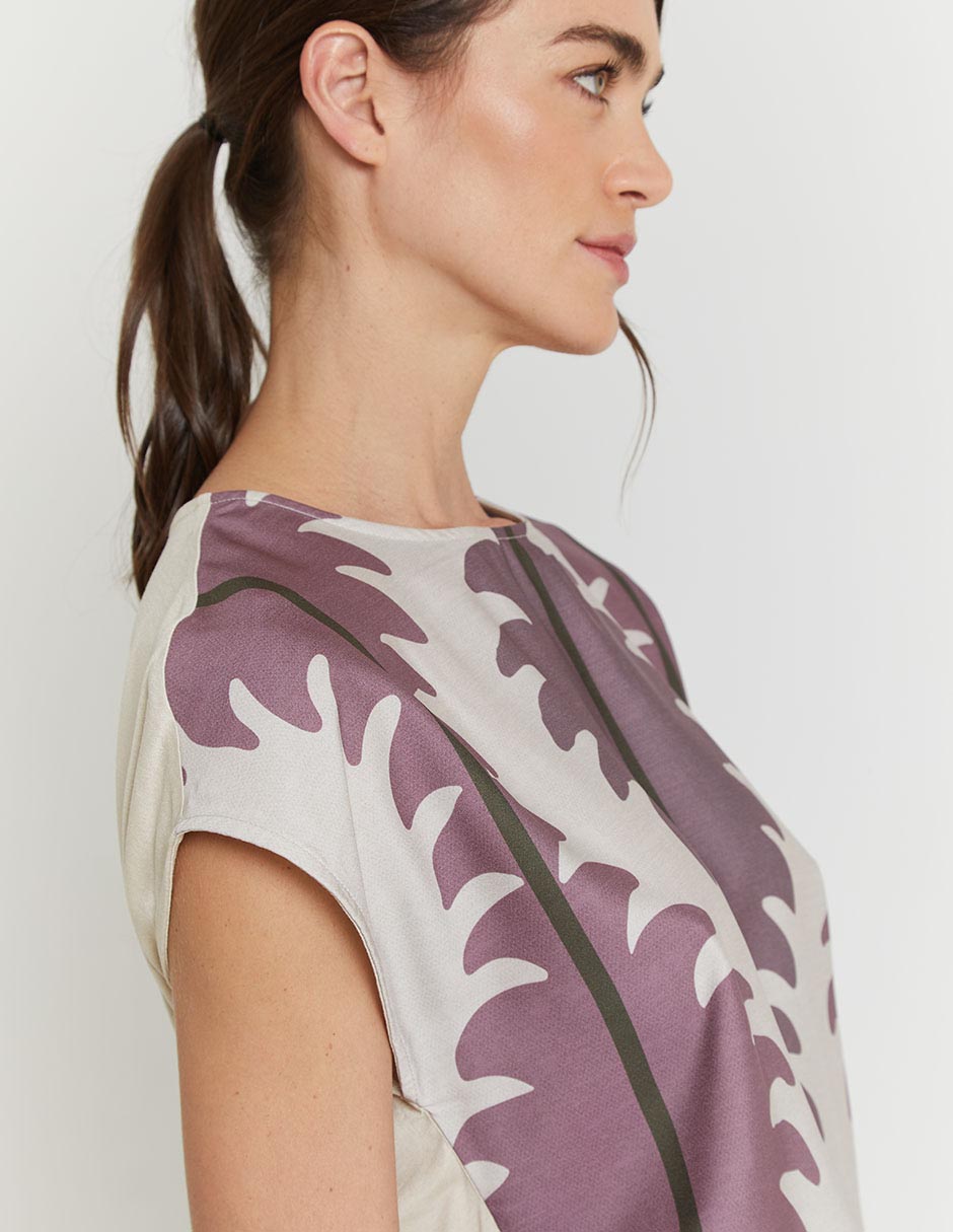 Blusa Trucco manga corta para mujer