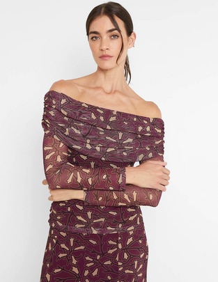 Blusa Trucco manga larga para mujer