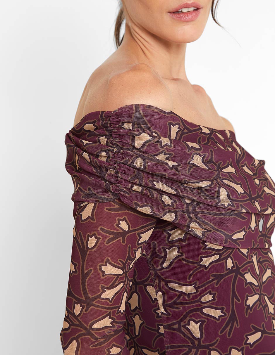 Blusa Trucco manga larga para mujer
