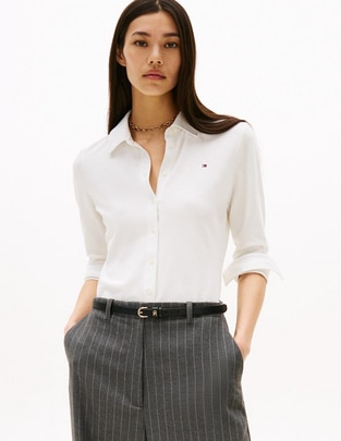 Blusa camisera manga larga para mujer Blusa camisera manga larga para mujer